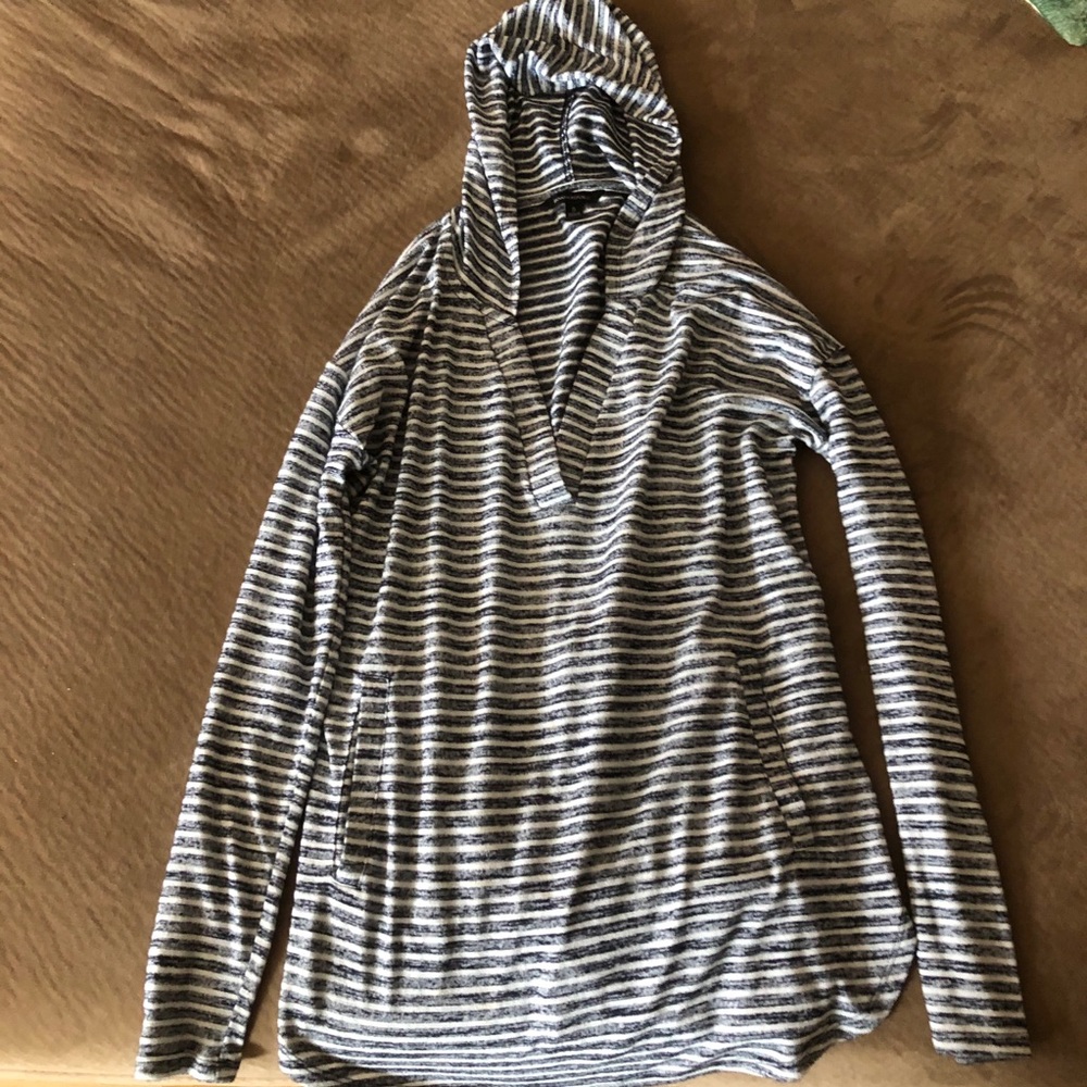 Banana Republic striped modal hoody